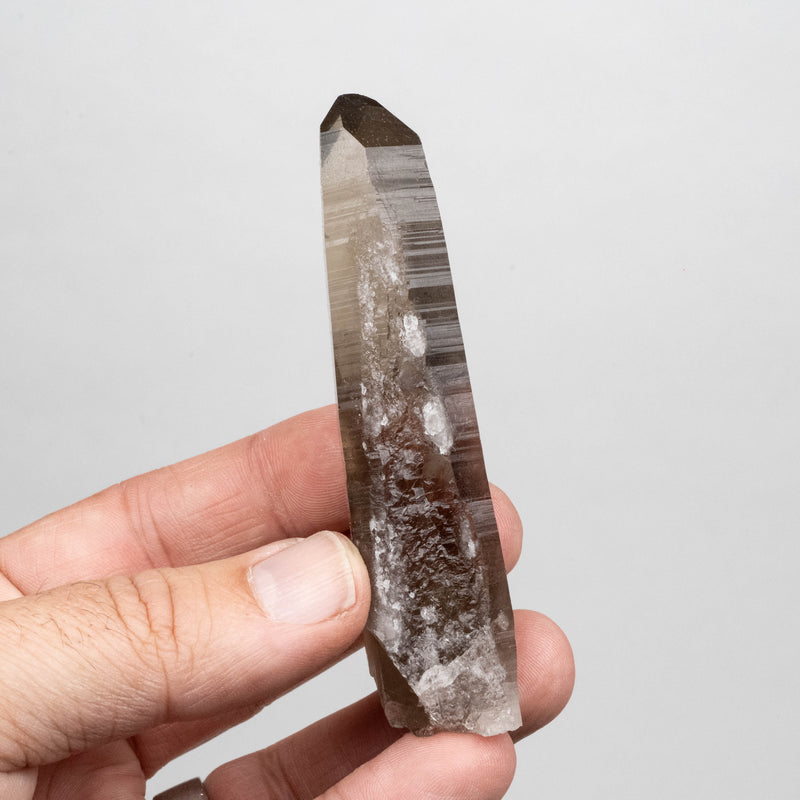 Smoky Lemurian Seed Quartz Crystal 64 g 93x24mm