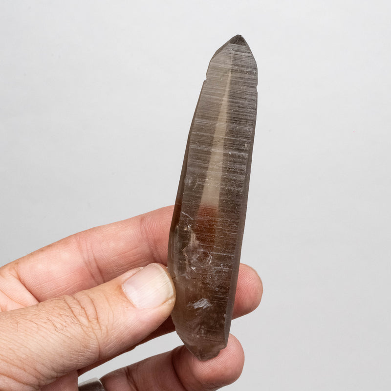 Smoky Lemurian Seed Quartz Crystal 54 g 102x22mm DT