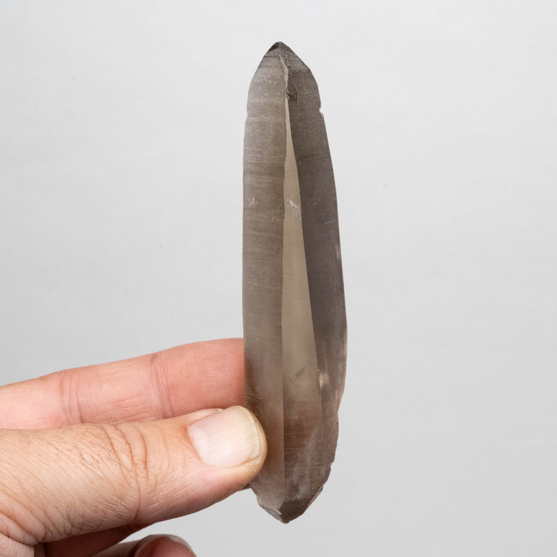 Smoky Lemurian Seed Quartz Crystal 54 g 102x22mm DT
