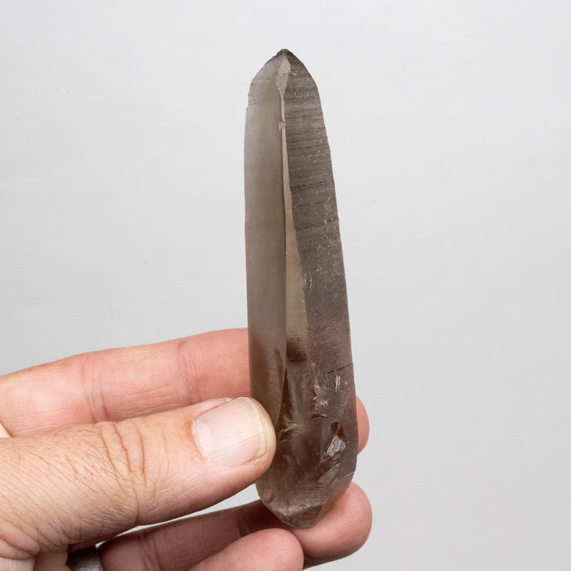Smoky Lemurian Seed Quartz Crystal 54 g 102x22mm DT