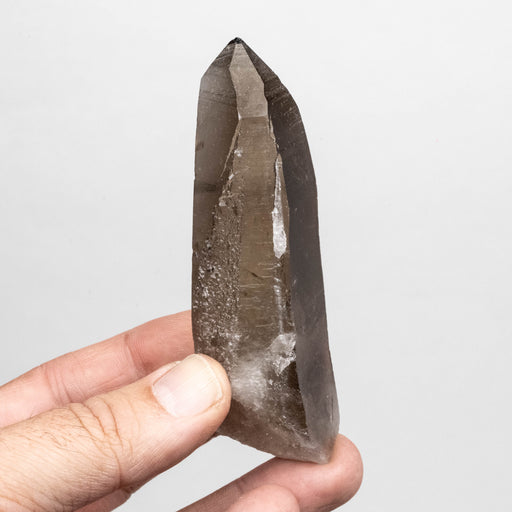Smoky Lemurian Seed Quartz Crystal 104 g 101x33mm - InnerVision Crystals