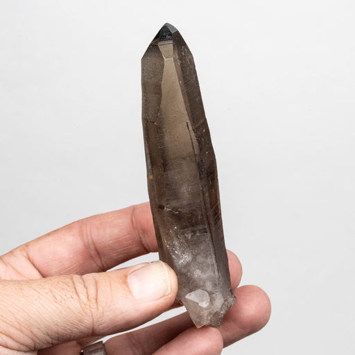 Smoky Lemurian Seed Quartz Crystal 98 g 114x29mm - InnerVision Crystals