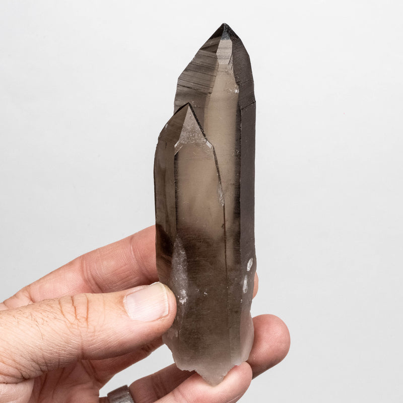 Smoky Lemurian Seed Quartz Crystal 146 g 119x33mm