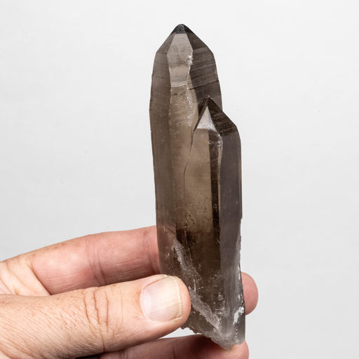 Smoky Lemurian Seed Quartz Crystal 146 g 119x33mm - InnerVision Crystals