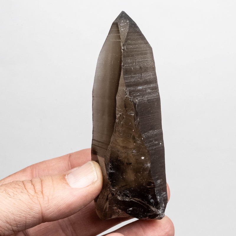 Smoky Lemurian Seed Quartz Crystal 128 g 97x35mm