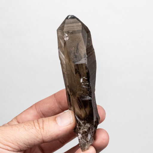 Smoky Lemurian Seed Quartz Crystal 150 g 114x38mm - InnerVision Crystals