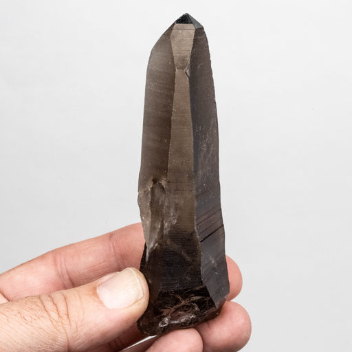 Smoky Lemurian Seed Quartz Crystal 115 g 107x32mm - InnerVision Crystals