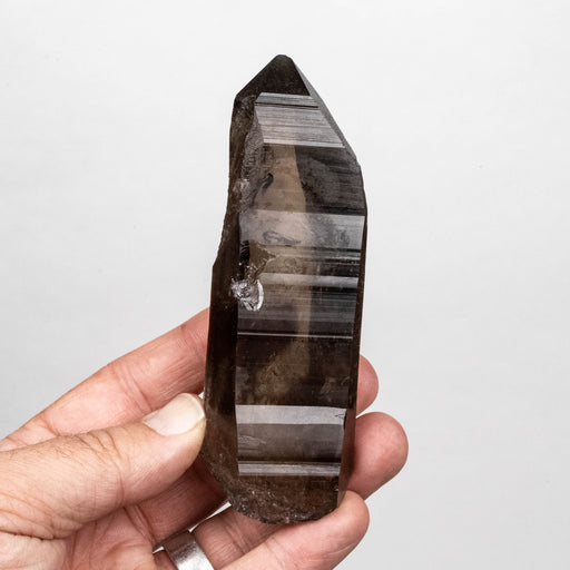 Smoky Lemurian Seed Quartz Crystal 182 g 117x38mm - InnerVision Crystals