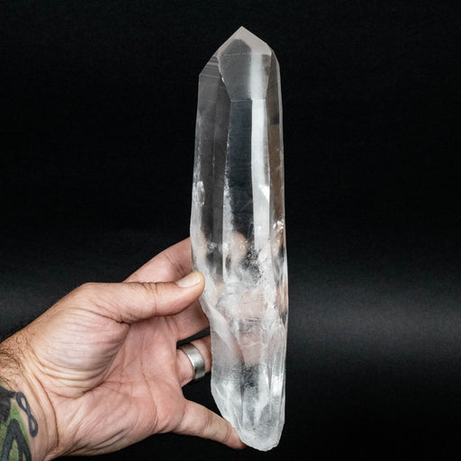 Lemurian Seed Quartz Crystal 944 g 10"x2" Phantom - InnerVision Crystals