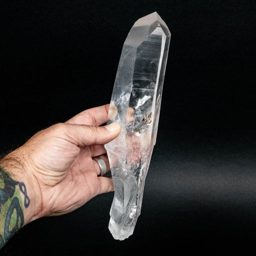 Lemurian Seed Quartz Crystal 944 g 10"x2" Phantom - InnerVision Crystals