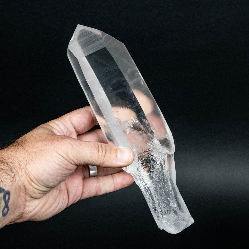 Lemurian Seed Quartz Crystal 944 g 10"x2" Phantom