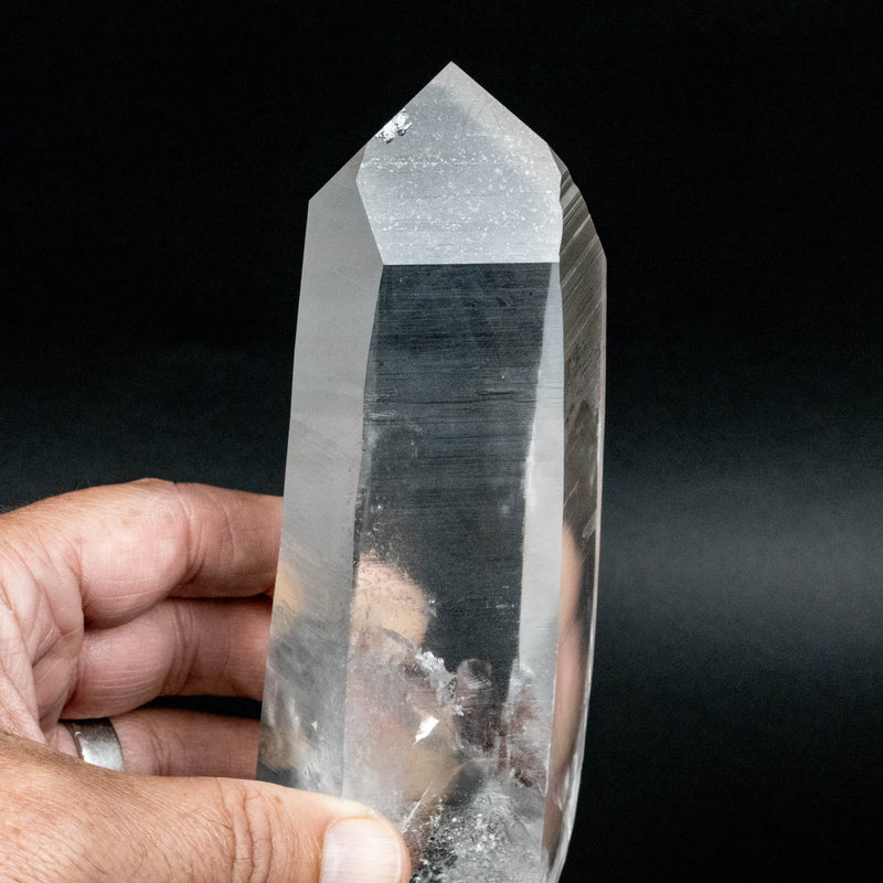 Lemurian Seed Quartz Crystal 944 g 10"x2" Phantom