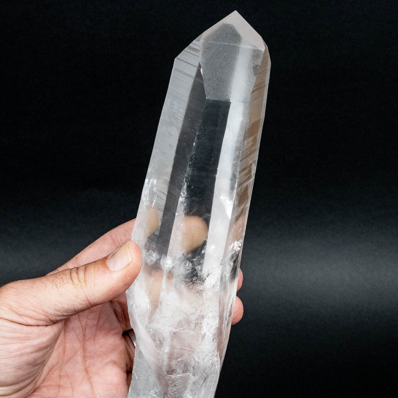 Lemurian Seed Quartz Crystal 944 g 10"x2" Phantom