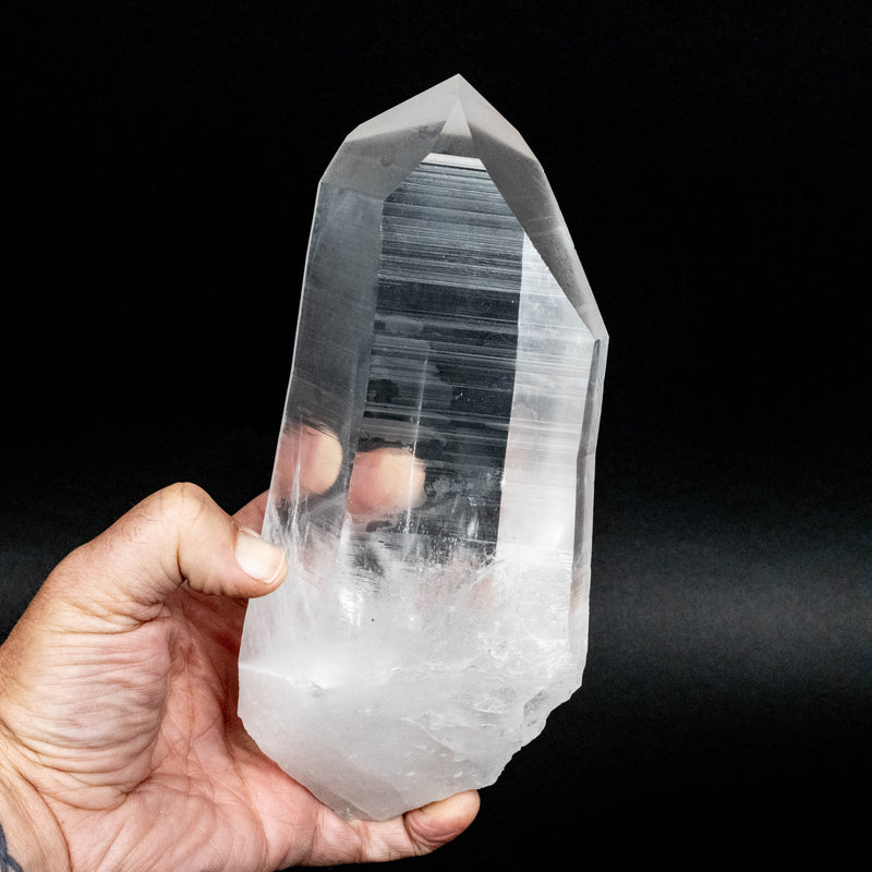 Lemurian Seed Quartz Crystal 1380 g 8.5"x3.4" Phantom
