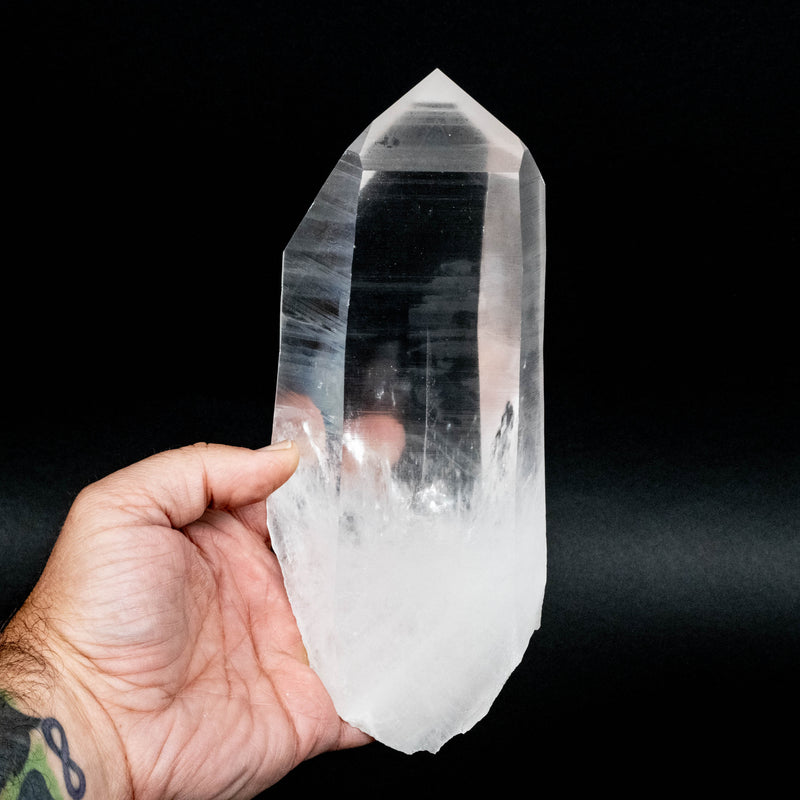 Lemurian Seed Quartz Crystal 1380 g 8.5"x3.4" Phantom