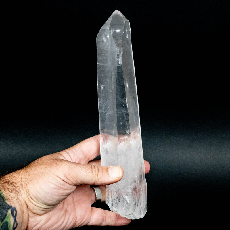 Lemurian Seed Quartz Crystal 756 g 9.5"x1.8"