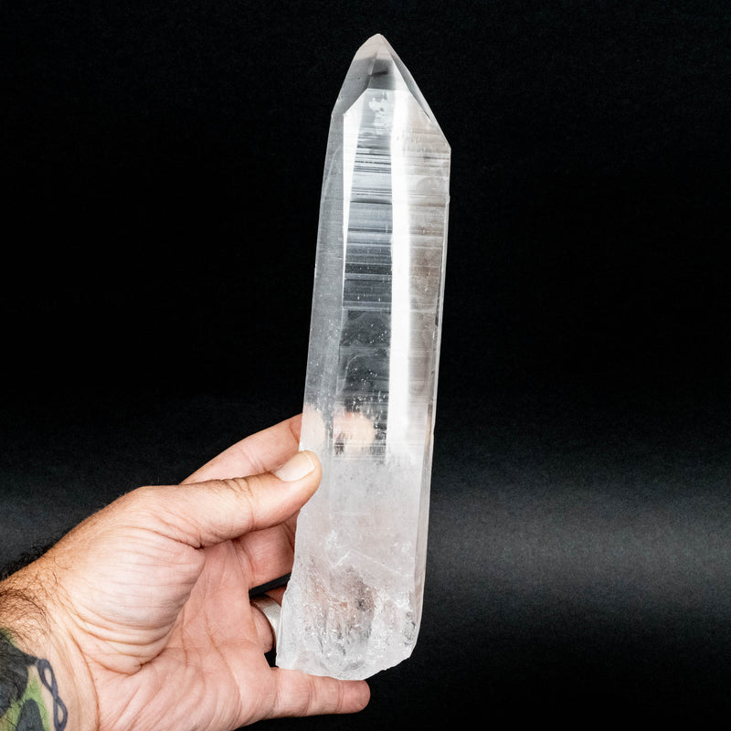 Lemurian Seed Quartz Crystal 756 g 9.5"x1.8"