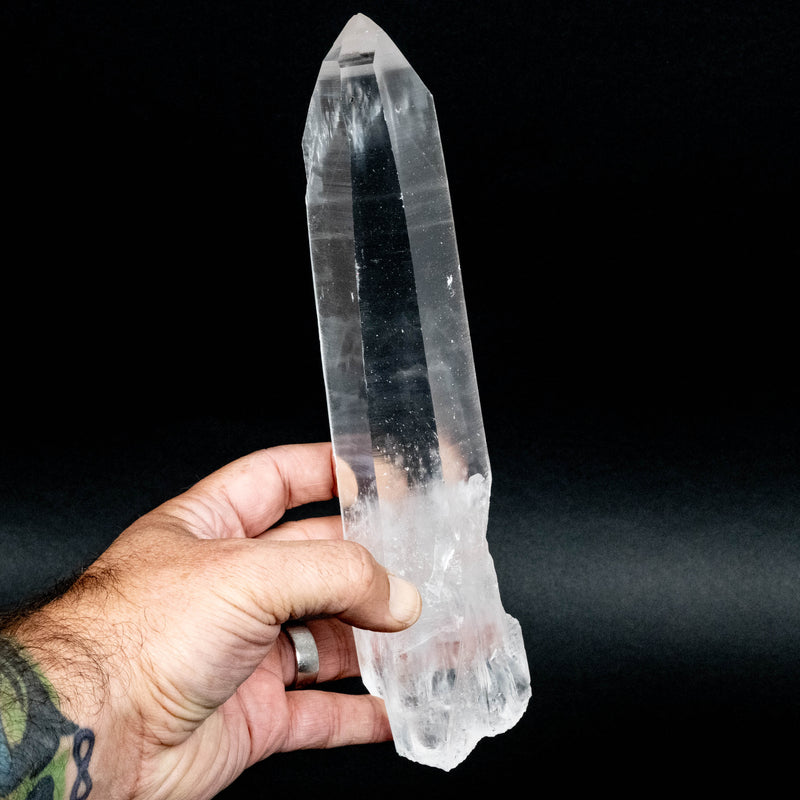 Lemurian Seed Quartz Crystal 756 g 9.5"x1.8"