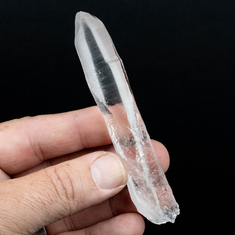 Lemurian Seed Quartz Crystal 30 g 104x17mm