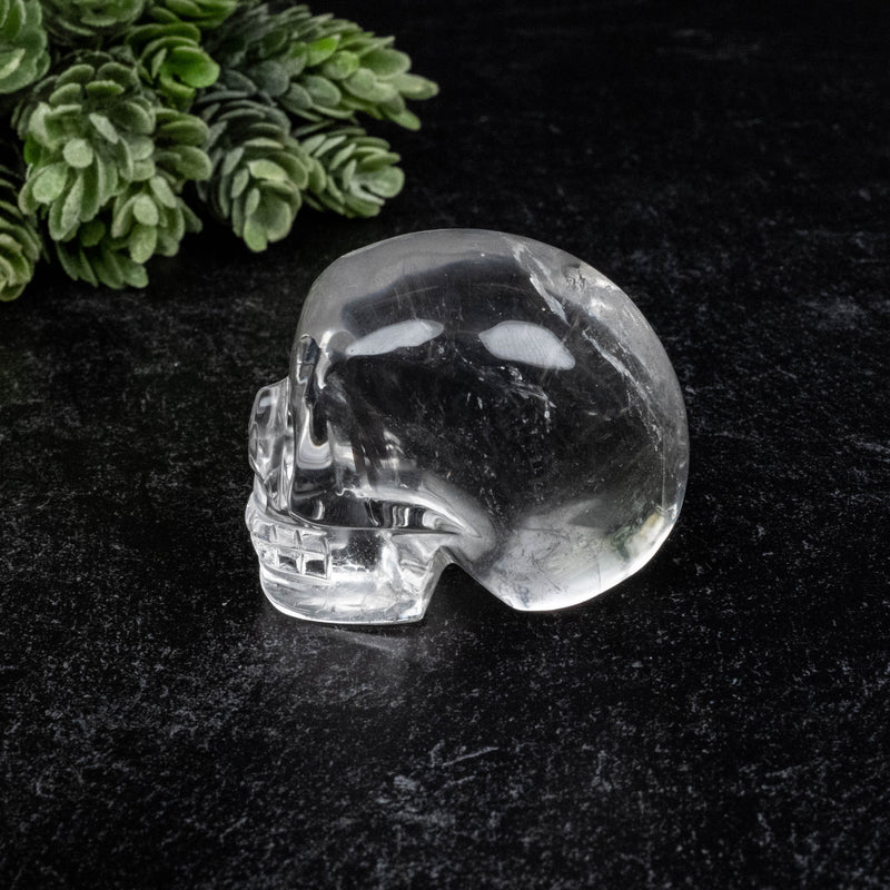 Lemurian Quartz Crystal Skull 123 g 52x43mm
