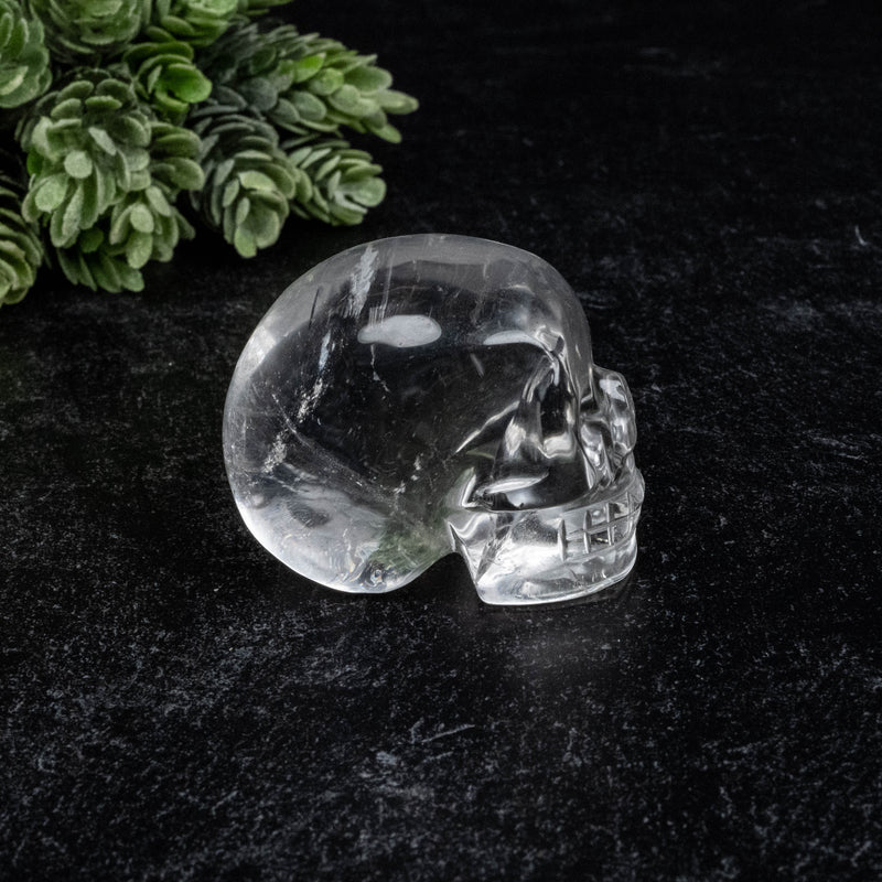 Lemurian Quartz Crystal Skull 123 g 52x43mm