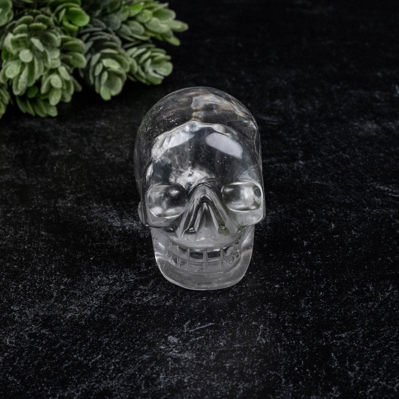 Lemurian Quartz Crystal Skull 123 g 52x43mm