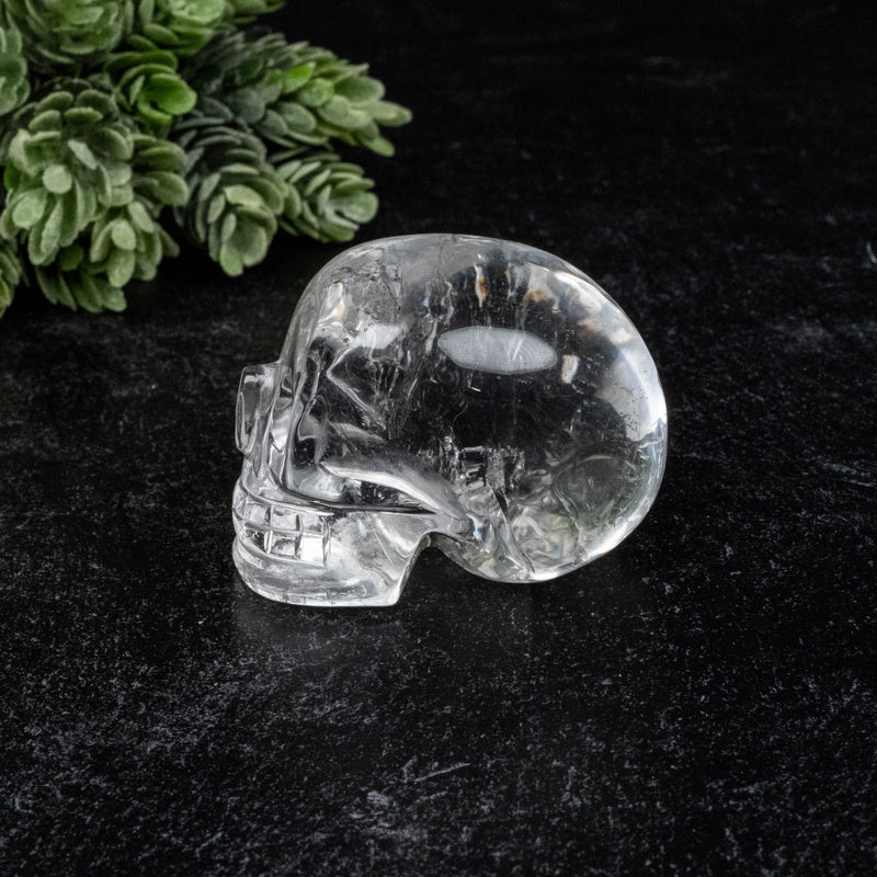 Lemurian Quartz Crystal Skull 133 g 54x42mm
