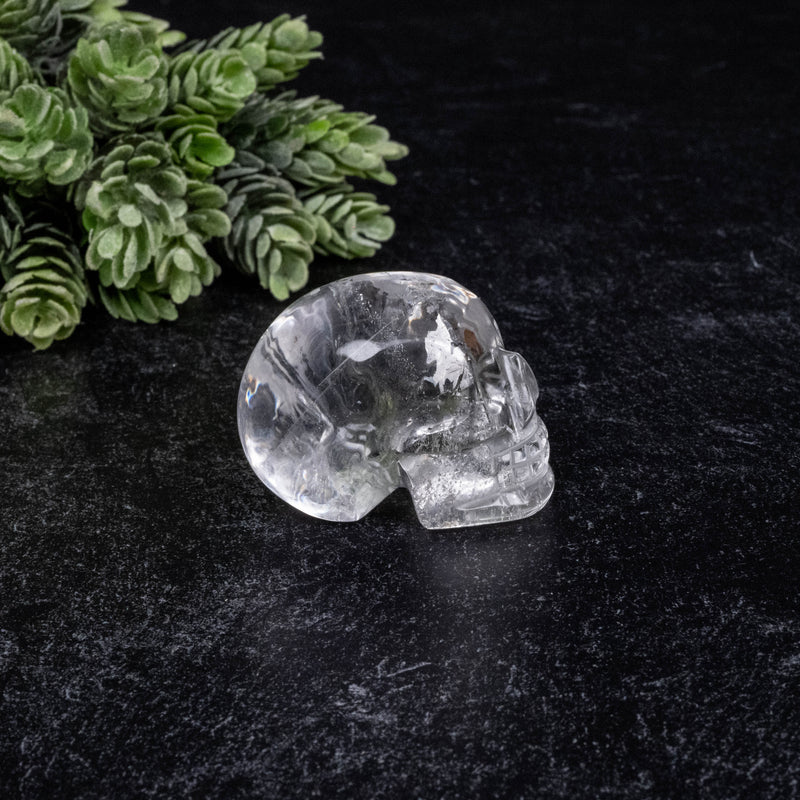 Lemurian Quartz Crystal Skull 92 g 47x36mm - InnerVision Crystals