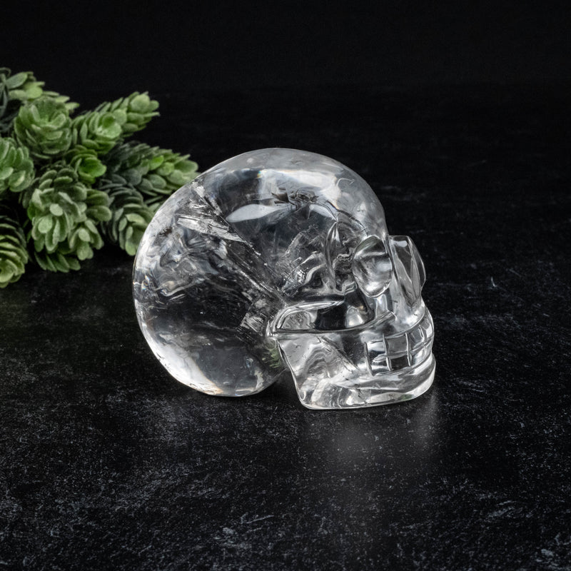 Lemurian Quartz Crystal Skull 426 g 80x62mm - InnerVision Crystals