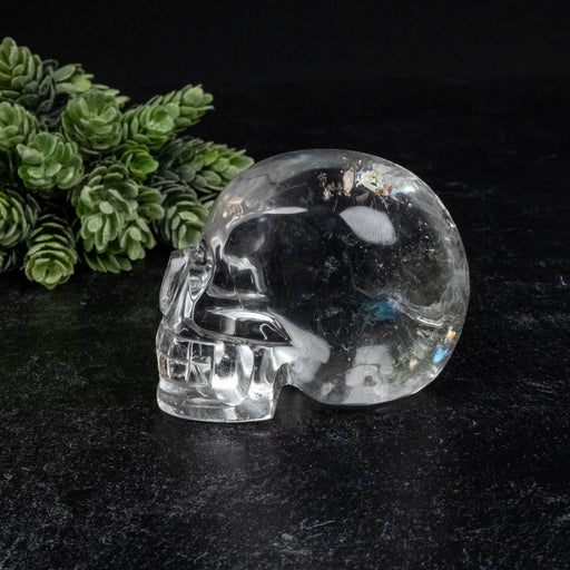 Lemurian Quartz Crystal Skull 397 g 79x62mm - InnerVision Crystals