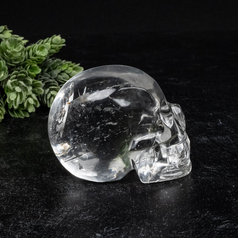 Lemurian Quartz Crystal Skull 397 g 79x62mm
