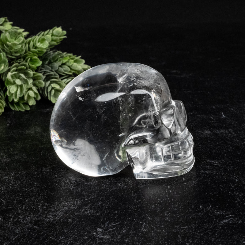 Lemurian Quartz Crystal Skull 381 g 78x59mm
