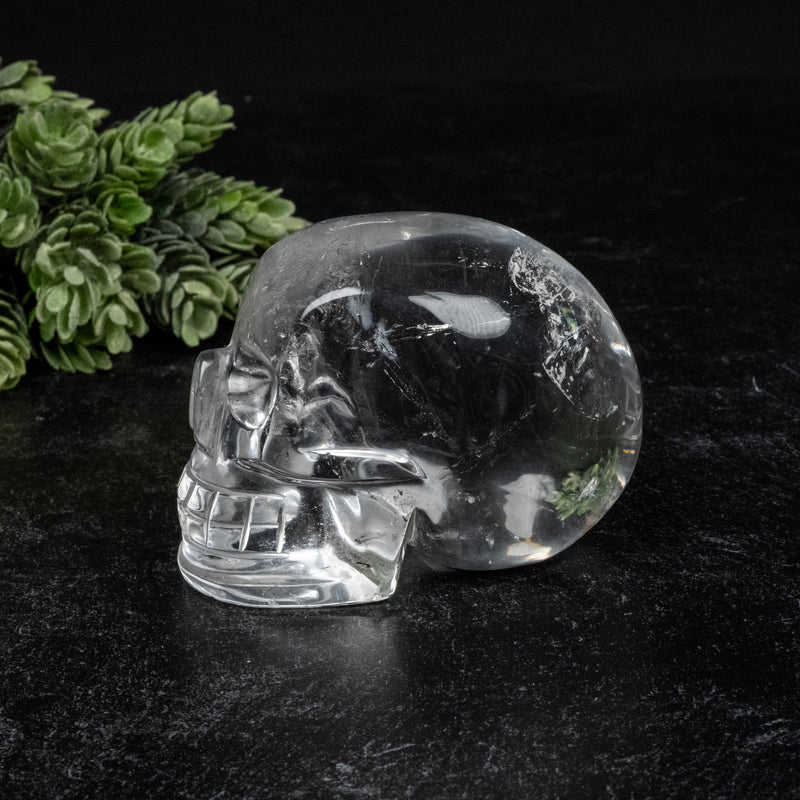 Lemurian Quartz Crystal Skull 381 g 78x59mm
