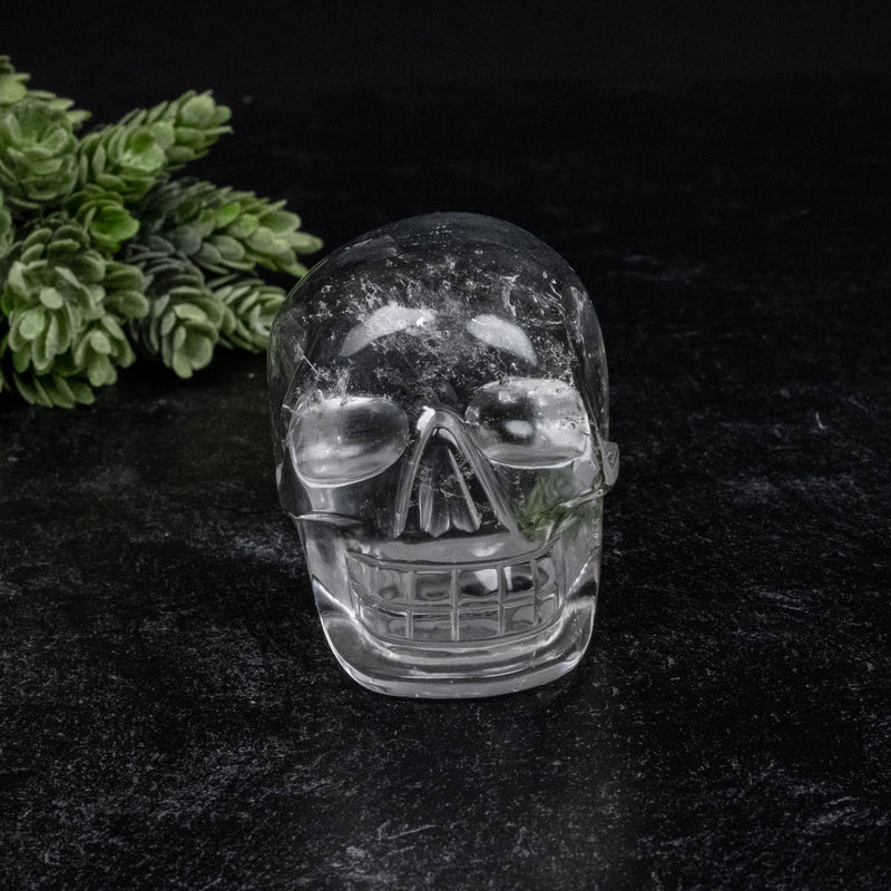Lemurian Quartz Crystal Skull 381 g 78x59mm