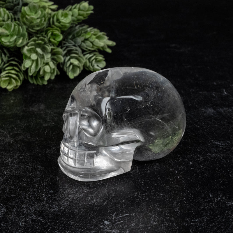 Lemurian Quartz Crystal Skull 264 g 70x49mm