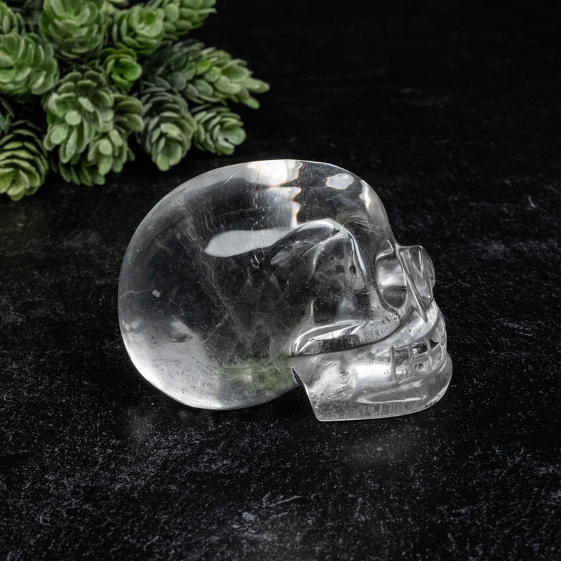 Lemurian Quartz Crystal Skull 264 g 70x49mm