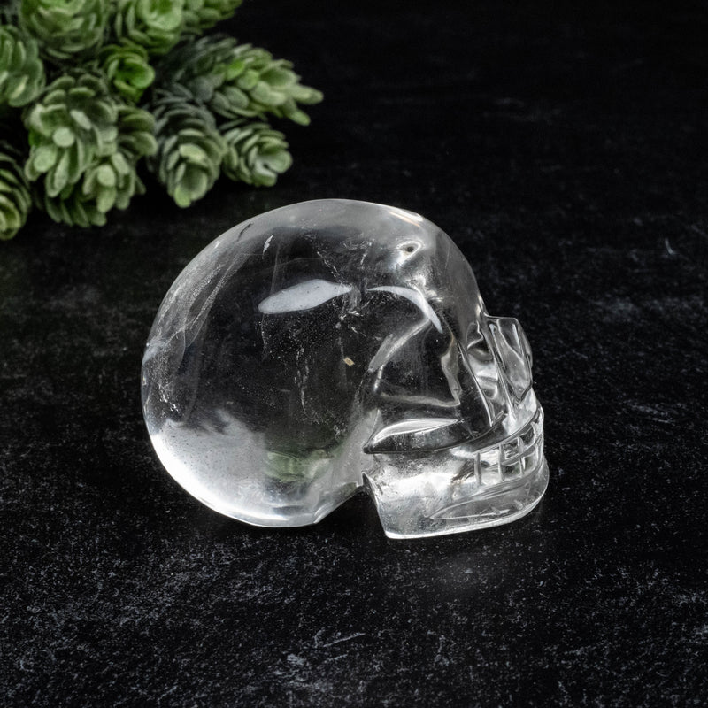 Lemurian Quartz Crystal Skull 218 g 65x49mm