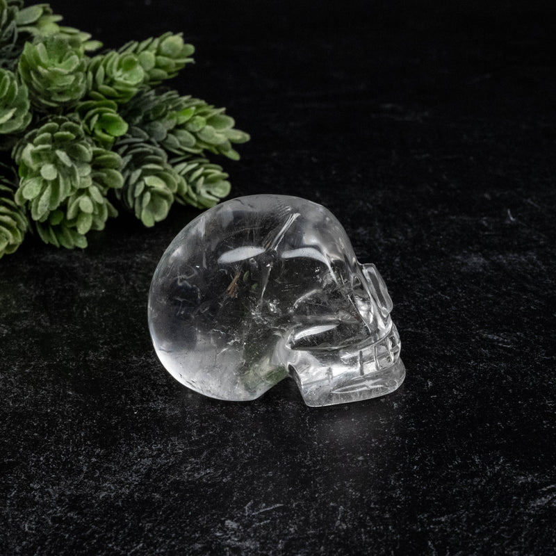 Lemurian Quartz Crystal Skull 138 g 57x43mm