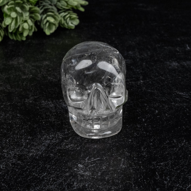 Lemurian Quartz Crystal Skull 138 g 57x43mm