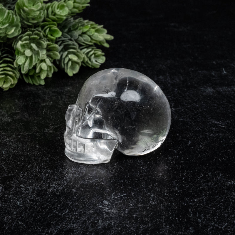 Lemurian Quartz Crystal Skull 134 g 54x43mm
