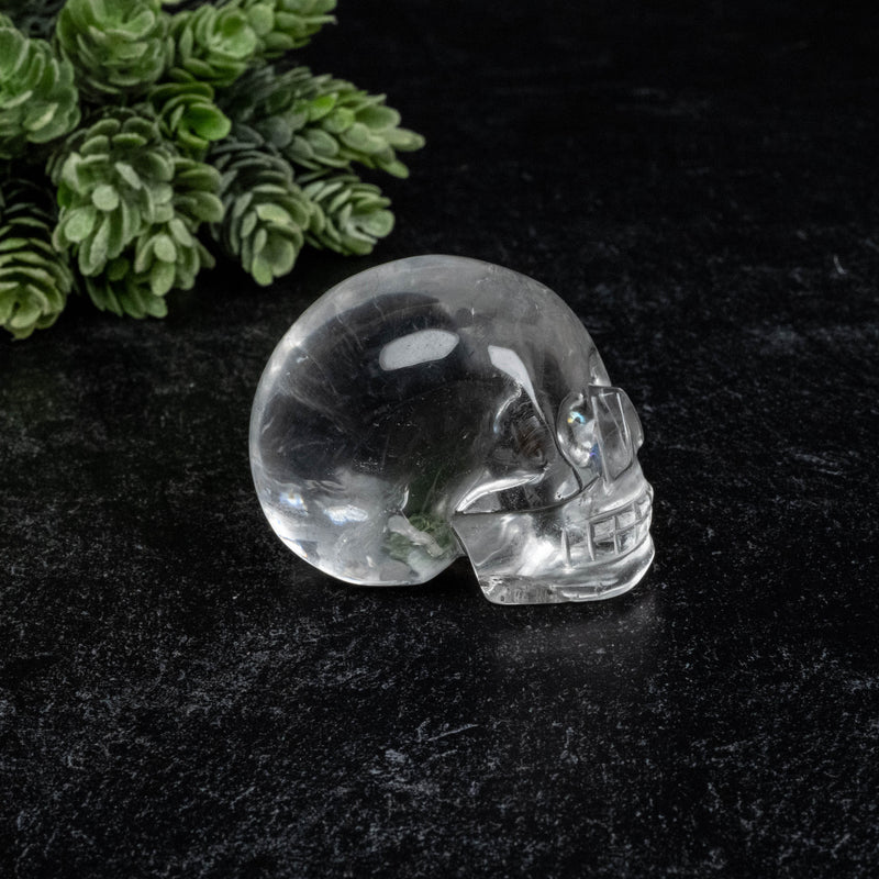 Lemurian Quartz Crystal Skull 134 g 54x43mm