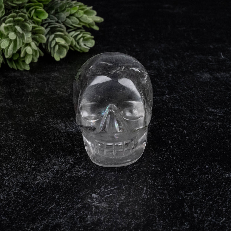 Lemurian Quartz Crystal Skull 134 g 54x43mm