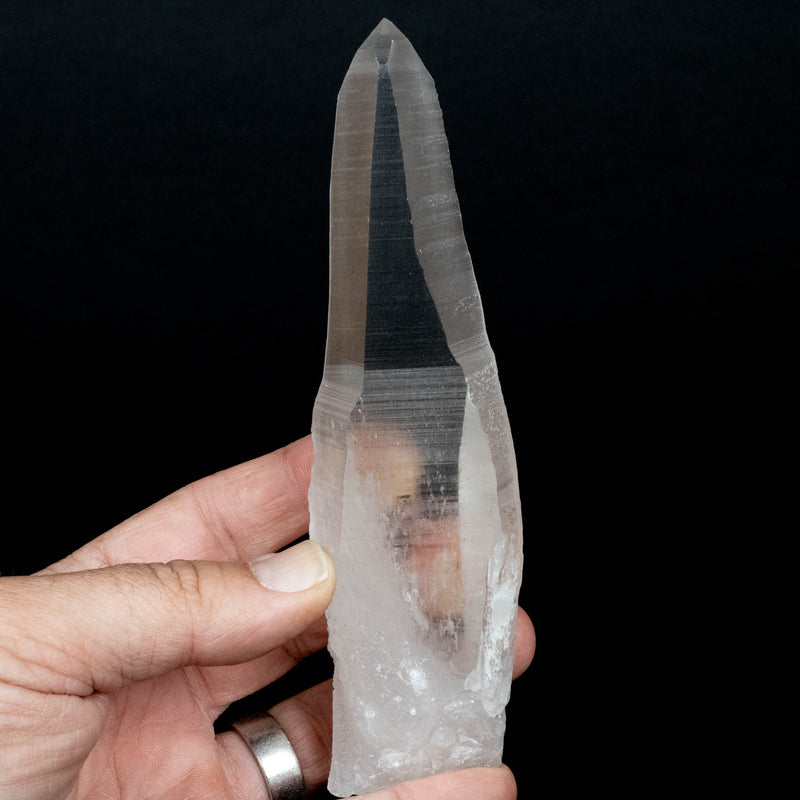 Lemurian Seed Quartz Crystal 234 g 156x42mm