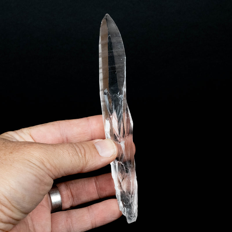 Lemurian Seed Quartz Crystal 79 g 154x21mm - InnerVision Crystals