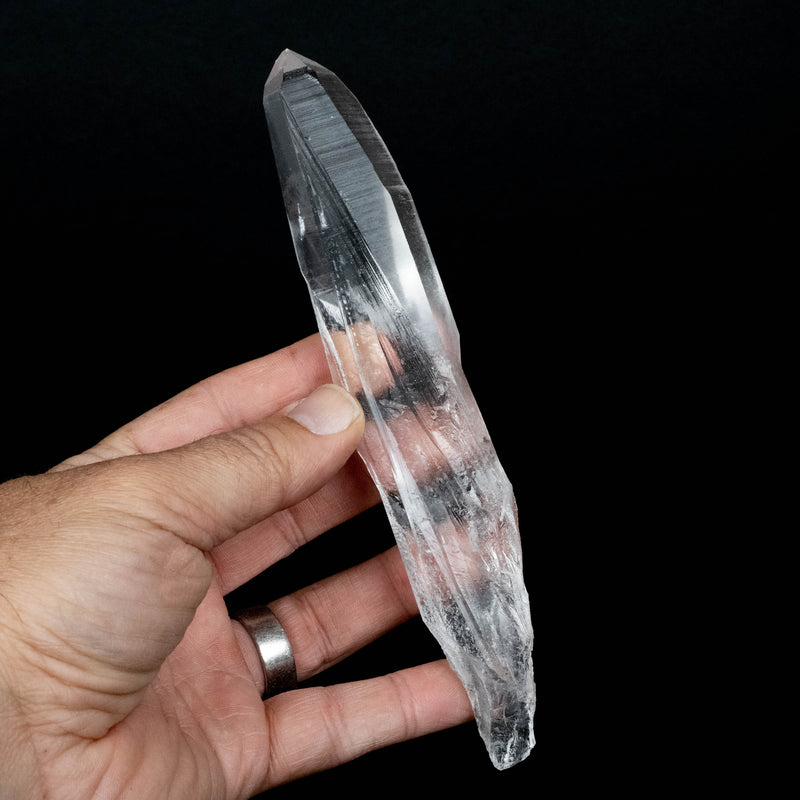 Lemurian Seed Quartz Crystal 167 g 178x30mm
