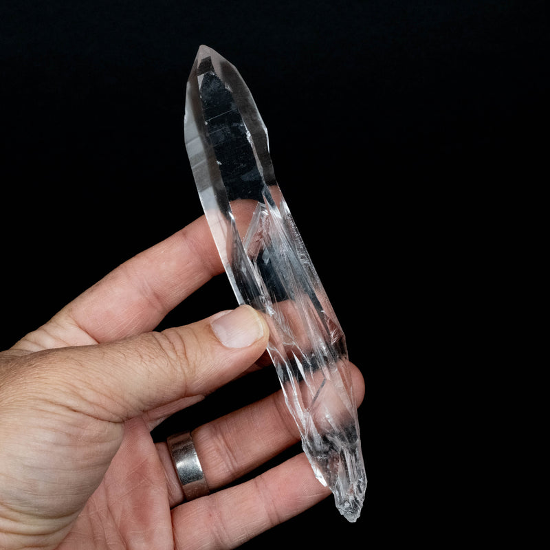 Lemurian Seed Quartz Crystal 107 g 154x26mm - InnerVision Crystals