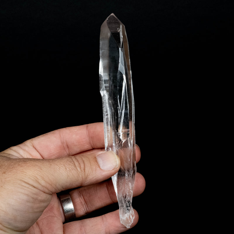 Lemurian Seed Quartz Crystal 107 g 154x26mm - InnerVision Crystals