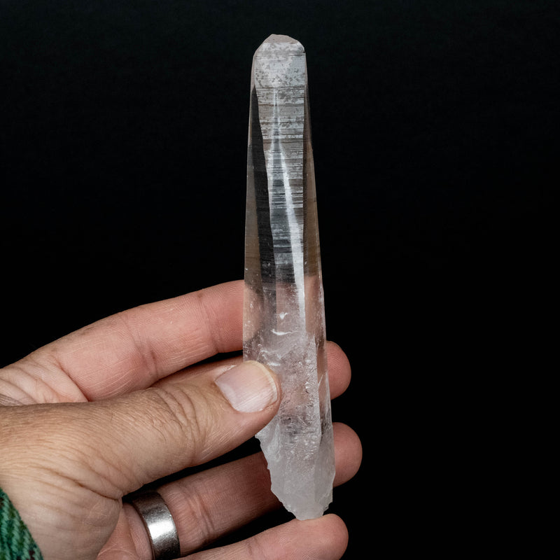 Lemurian Seed Quartz Crystal 89 g 130x25mm - InnerVision Crystals