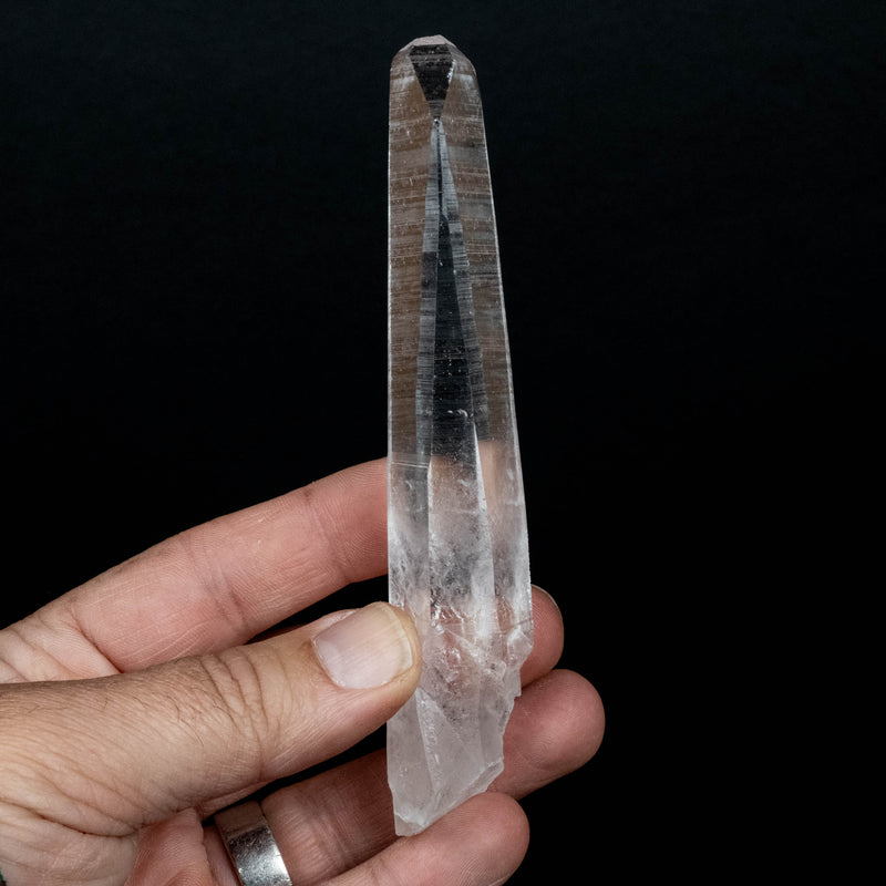 Lemurian Seed Quartz Crystal 89 g 130x25mm - InnerVision Crystals