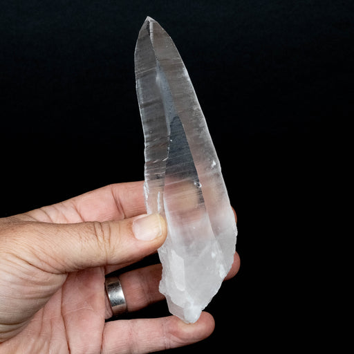 Lemurian Seed Quartz Crystal 282 g 150x43mm DT Self Healed - InnerVision Crystals